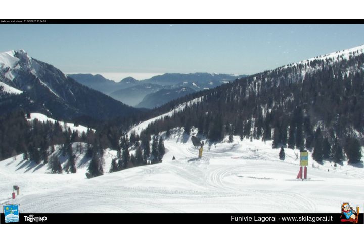 Incrocio fra piste Matusa, Paradiso e Valfontane